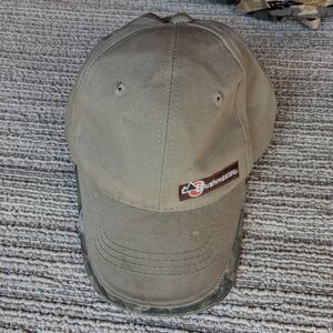 ​Bushmaster Tan Camo Hunting Hat Logo Embroidered Adjustable Strapback Baseball